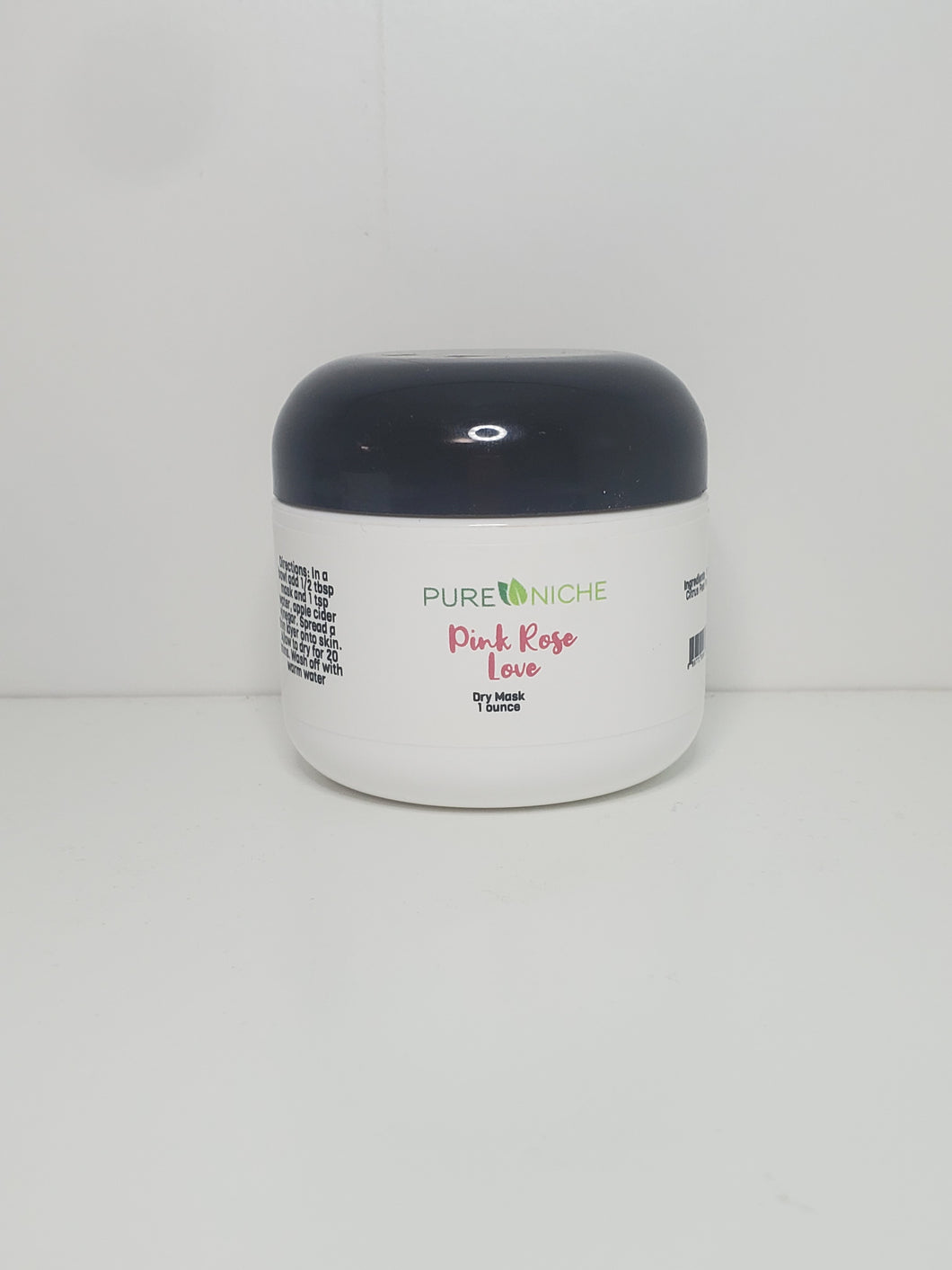 Pink rose clay mask