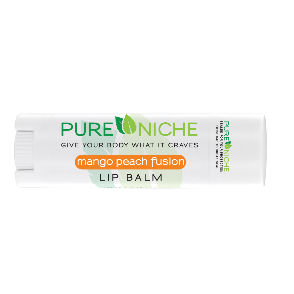 mango peach fusion lip balm | Pure Niche